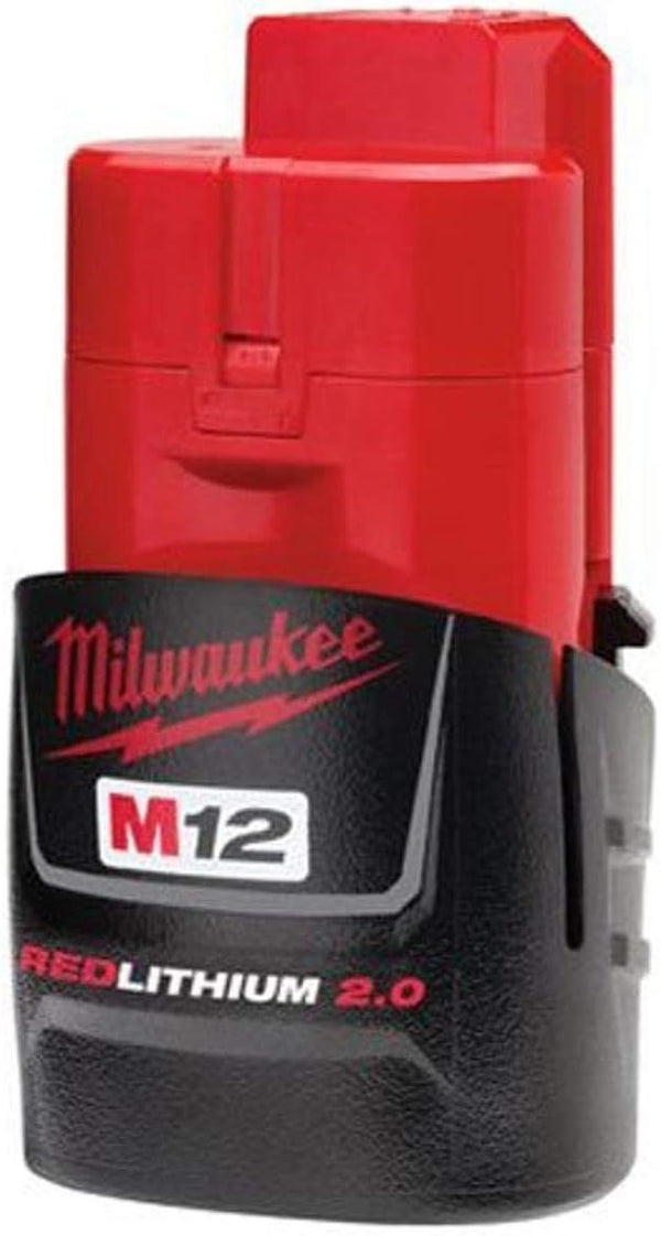 Milwaukee 48-11-2420 M12 REDLITHIUM 2.0 Compact Battery Pack (1-Pack)