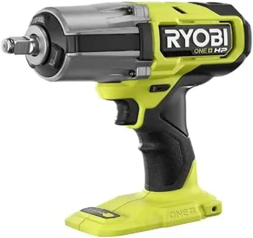 RYOBI - ONE+ HP 18V Brushless Cordless 4-Mode 1/2 in. High Torque Impact Wrench (Tool Only) - PBLIW01B