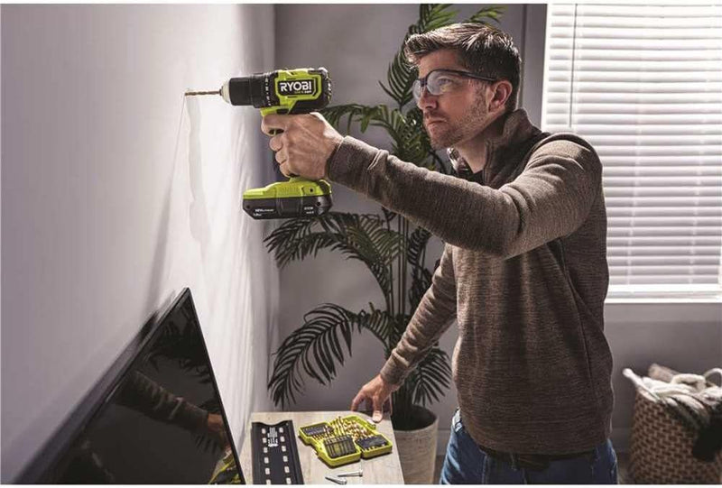 Ryobi ONE+ HP 18V Brushless Cordless Compact 1/2 in. Drill and Impact Driver Kit with (2) 1.5 Ah Batteries, Charger and Bag On Amazon B08NLW6DJL