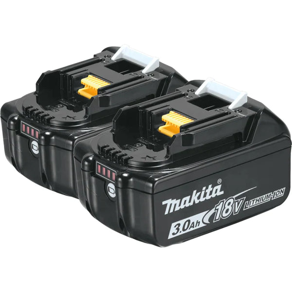 Makita BL1830B-2 18V LXT Li-Ion 3.0Ah Battery, 2-Pack
